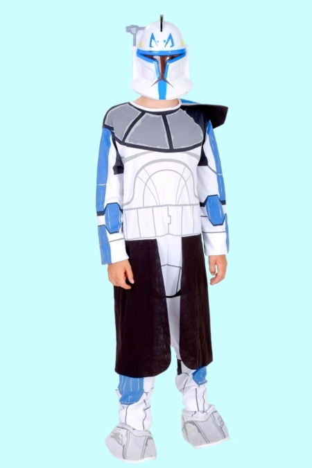 Kostüm Capitain Rex. Star Wars. Gr.140 für Kinder. 15,- € für vier Tage. Zubehör inkl. – TV-32 - Chemnitzer Kostümverleih