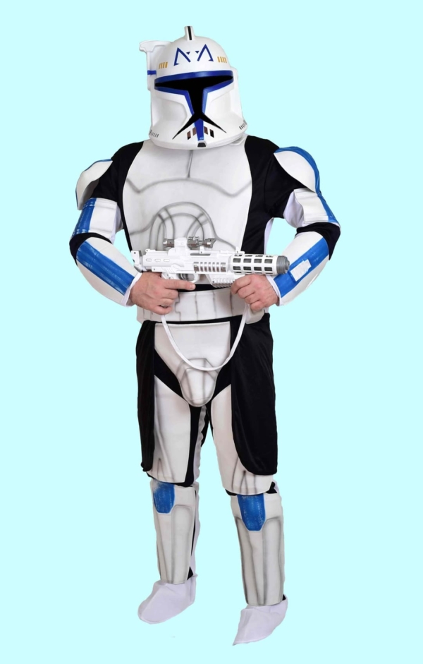 Kostüm Captain Rex. Star Wars. Gr.XL für Erwachsene. 46,- € für vier Tage. Zubehör inkl. – TV-58 - Chemnitzer Kostümverleih