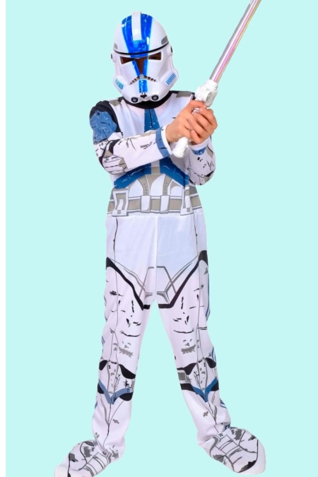 Kostüm Clone Trooper. Star Wars. Gr.140 u. 146 für Kinder. 24,- € für vier Tage. – TV-36 - Chemnitzer Kostümverleih