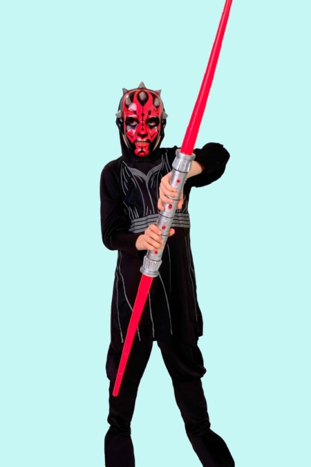 Kostüm Darth Maul Star Wars. Gr.M für Kinder (7-8 Jahre) . 15,- € für vier Tage. Zubehör inkl. – TV-29- Chemnitzer Kostümverleih