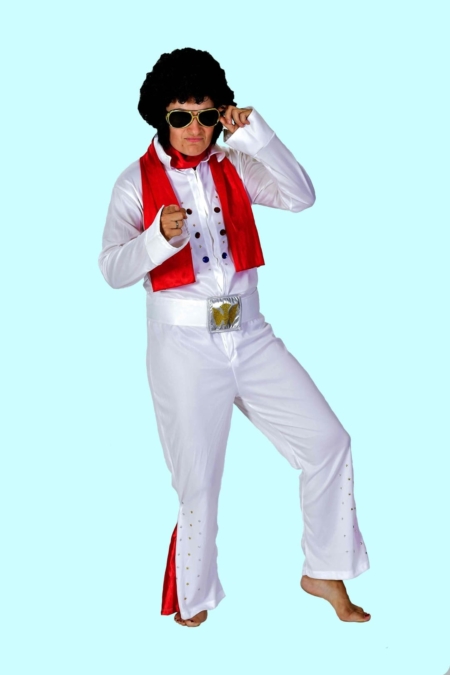 Kostüm Elvis Presley Gr. L für Erwachsene. 41,- € für vier Tage. Zubehör inkl. – TV-47- Chemnitzer Kostümverleih