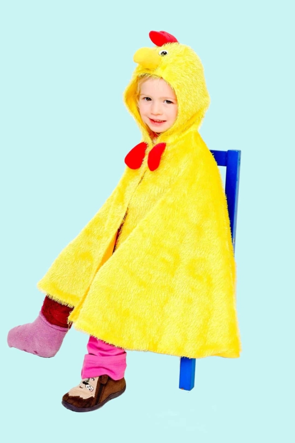 Kostüm Huhn Gr. 98 für Kinder. Egal ob Huhn oder Hahn. Zubehör inklusive - Chemnitzer Kostümverleih - Kostüm T-15