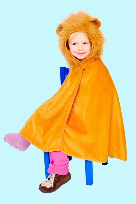 Kostüm Löwe Löwin Lionking Gr. 98 für Kinder. Simba Umhang. Zubehör inklusive - Chemnitzer Kostümverleih - Kostüm T-12