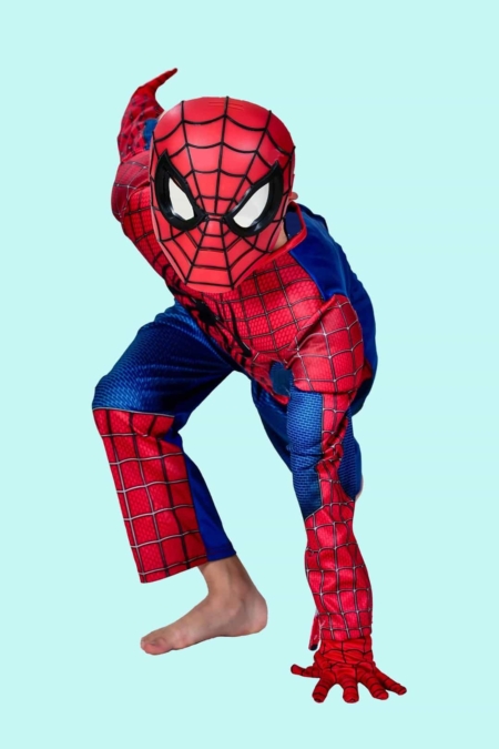 Kostüm Marvel der echte Spiderman . Gr. 122 - 128. 13,- € für vier Tage. Zubehör inkl. – TV-17 - Chemnitzer Kostümverleih
