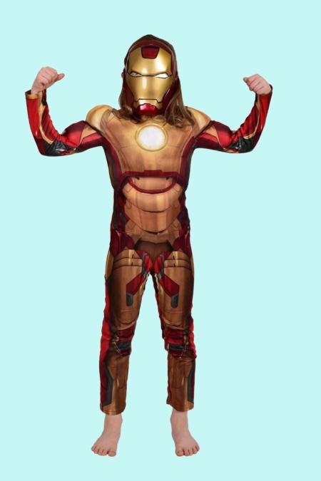 Kostüm Marvel Iron man Gr.M für Kinder (7-8 Jahre). 17,- € für vier Tage. Zubehör inkl. – TV-25 - Chemnitzer Kostümverleih