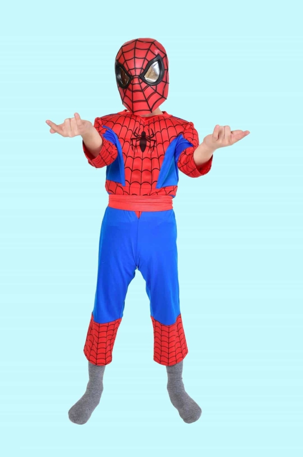 Kostüm Marvel Spidermann für Kinder. Gr. M. 12,- € für vier Tage. Zubehör inkl. – TV-13 - Chemnitzer Kostümverleih