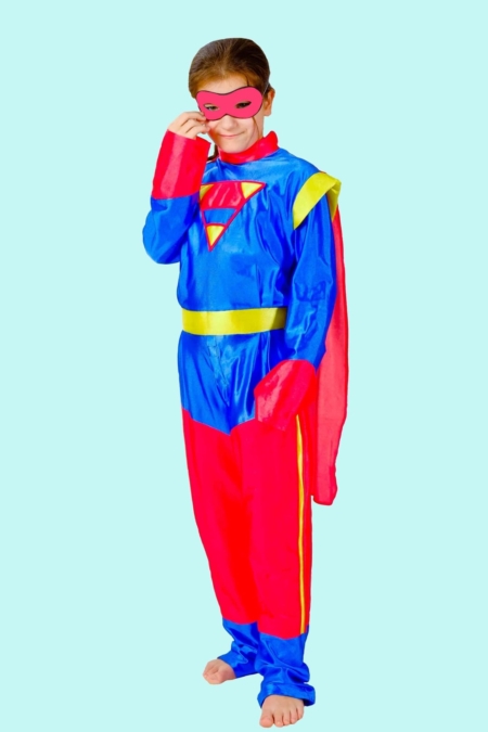 Kostüm Marvel der Supermann Gr.146 für Kinder. 14,- € für vier Tage. Zubehör inkl. – TV-18 - Chemnitzer Kostümverleih