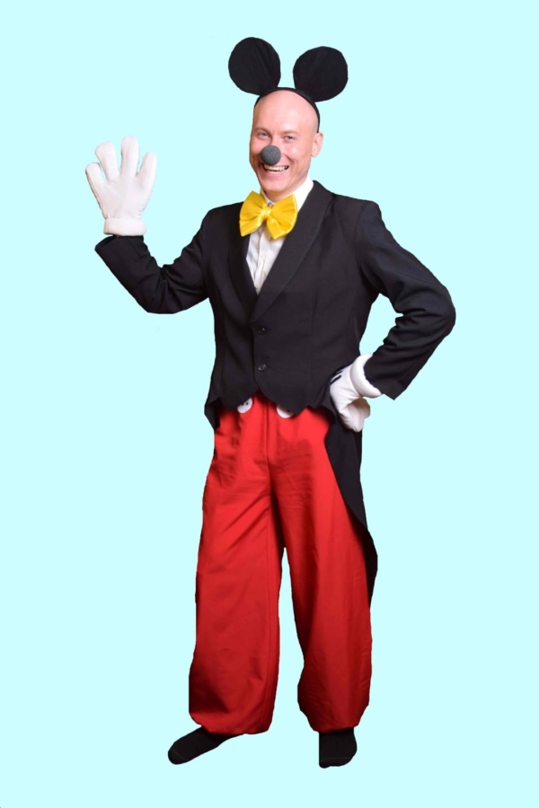 Kostüm Micky Maus Gr.50 für Erwachsene. 28,- € für vier Tage. Zubehör inkl. – TV-43- Chemnitzer Kostümverleih