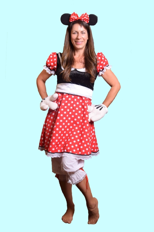 Kostüm Minni Mouse Gr.38-40 für Jugendliche und Erwachsene. 28,- € für vier Tage.. Zubehör inkl. – TV-42- Chemnitzer Kostümverleih