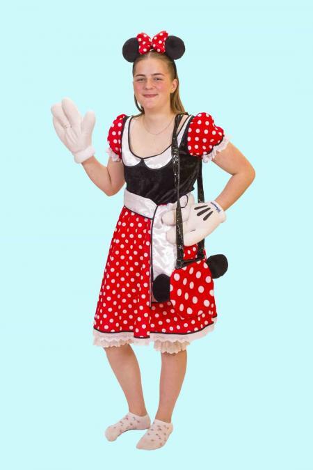 Kostüm Minni Mouse Gr.38-40 für Jugendliche und Erwachsene. 29,- € für vier Tage. TV42