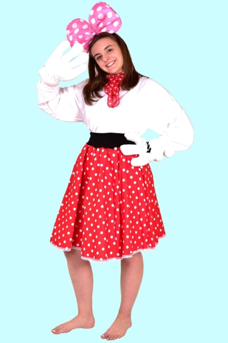 Kostüm Minni Mouse Gr.38 für Jugendliche und Erwachsene. 28,- € für vier Tage.. Zubehör inkl. – TV-41- Chemnitzer Kostümverleih