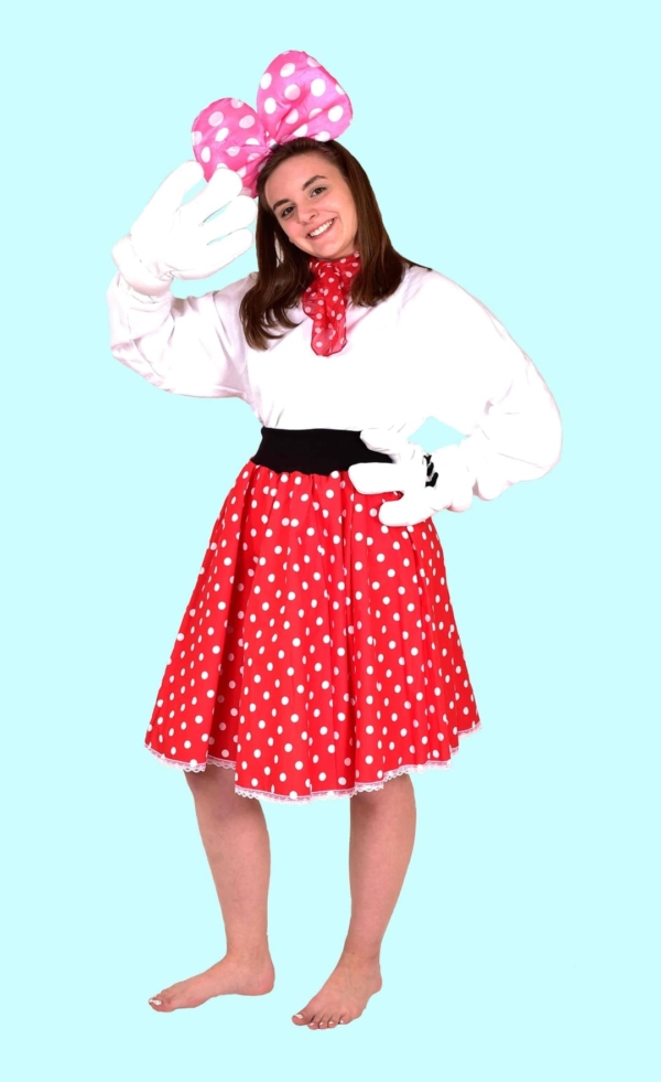 Kostüm Minni Mouse Gr.38 für Jugendliche und Erwachsene. 28,- € für vier Tage.. Zubehör inkl. – TV-41- Chemnitzer Kostümverleih