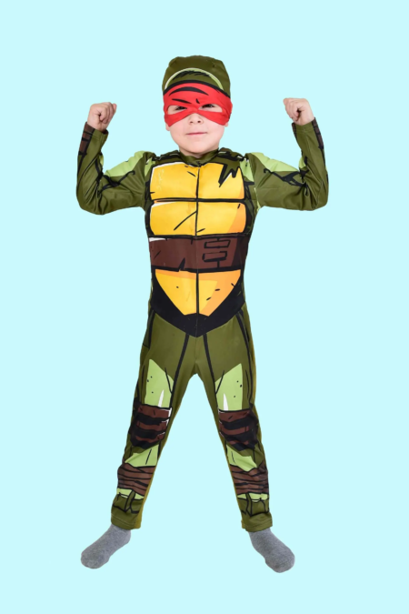 Kostüm Ninja Turtle Gr. 110 2x für Kinder – Leonardo. Zubehör inkl. 12,- € für vier Tage. Zubehör inkl. – TV-7 - Chemnitzer Kostümverleih