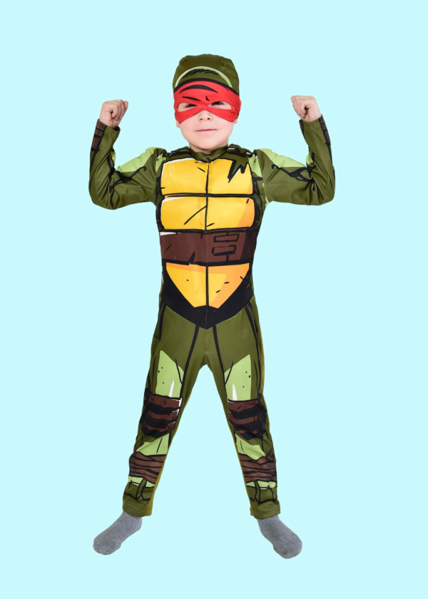 Kostüm Ninja Turtle Gr. 110 2x für Kinder – Leonardo. Zubehör inkl. 12,- € für vier Tage. Zubehör inkl. – TV-7 - Chemnitzer Kostümverleih