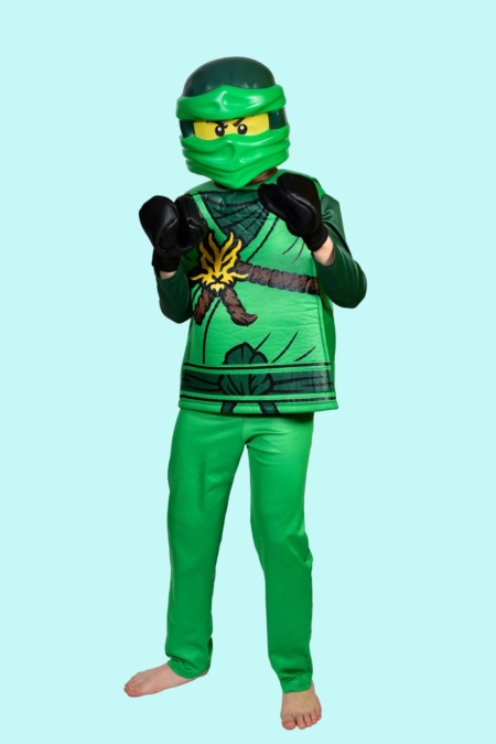Kostüm Ninjago. Gr.M für Kinder (7-8 Jahre). 13,- € für vier Tage. Zubehör inkl. – TV-81 - Chemnitzer Kostümverleih