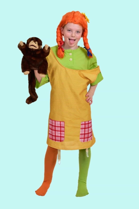 Kostüm Pippi Langstrumpf Gr. M für Kinder. 13,- € für vier Tage. Zubehör inkl. – TV-6 - Chemnitzer Kostümverleih