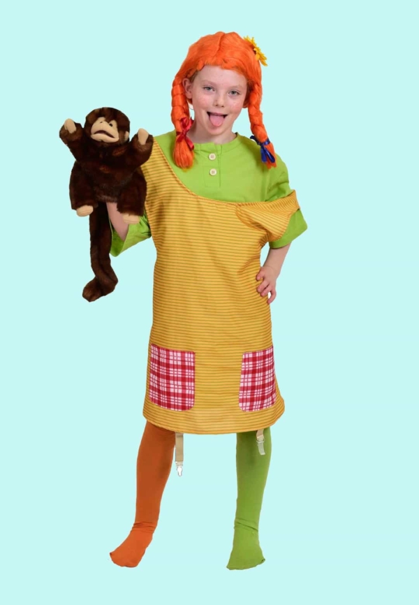Kostüm Pippi Langstrumpf Gr. M für Kinder. 13,- € für vier Tage. Zubehör inkl. – TV-6 - Chemnitzer Kostümverleih