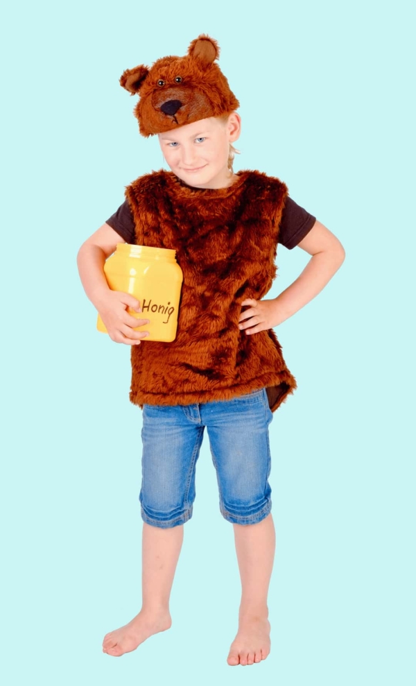 Kostüm Bärenweste für Kinder. 12,- € für vier Tage. Gr. 134.Zubehör inklusive - Chemnitzer Kostümverleih - Kostüm T-27