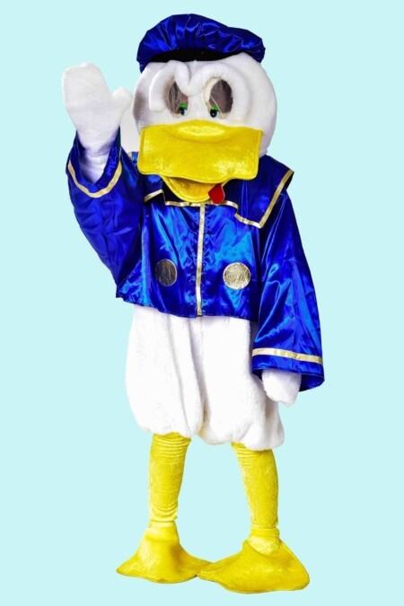 Kostüm Ente Donald Duck. Gr.XL für Erwachsene. 28,- € für vier Tage. Zubehör inkl. – TV-105 - Chemnitzer Kostümverleih