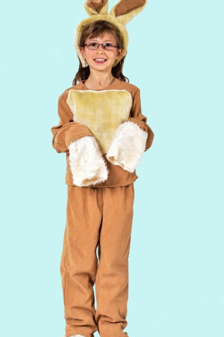 Kostüm Hase Zweiteiler für Kinder. 13,- € für vier Tage. Gr. 120. Zubehör inklusive - Chemnitzer Kostümverleih - Kostüm T-51