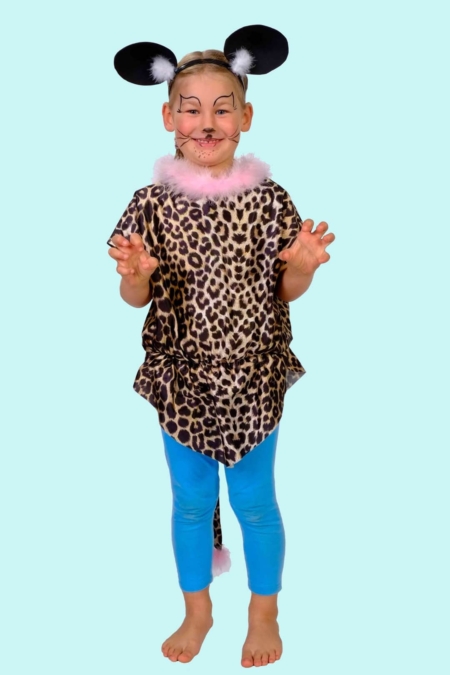 Kostüm Katze Kätzchen für Kinder. 12,- € für vier Tage. Gr. 120. Zubehör inklusive - Chemnitzer Kostümverleih - Kostüm T-41