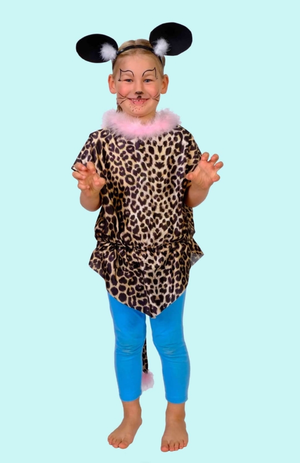 Kostüm Katze Kätzchen für Kinder. 12,- € für vier Tage. Gr. 120. Zubehör inklusive - Chemnitzer Kostümverleih - Kostüm T-41
