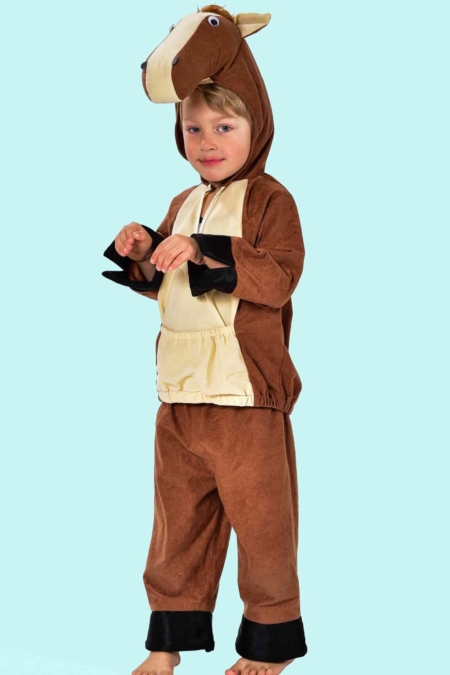 Kostüm Pferd Galopp für Kinder. 12,- € für vier Tage. Gr. 110. Zubehör inklusive - Chemnitzer Kostümverleih - Kostüm T-46