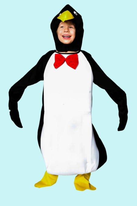 Kostüm Pinguin 10x Gr.130 -145 für Kinder. 15,- € für vier Tage. Zubehör inklusive - Kostümverleih Chemnitz T-63