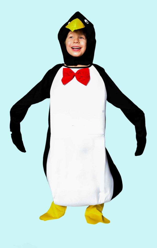 Kostüm Pinguin 10x Gr.130 -145 für Kinder. 15,- € für vier Tage. Zubehör inklusive - Kostümverleih Chemnitz T-63