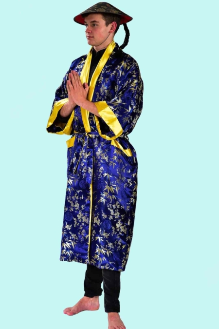 Kostüm Chinesischer Wendemantel Gr. XL für Jugendliche. 15,- € für vier Tage. Zubehör inklusive. Chemnitzer Kostümverleih. W-61