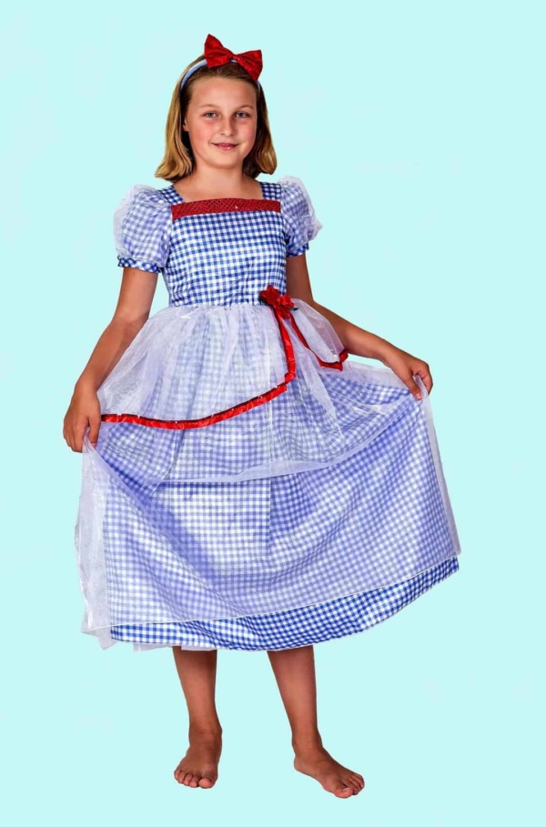 Kostüm Münchner Madl Dirndl Gr. 146 für Kinder. 13,- € für vier Tage. Zubehör inklusive. Chemnitzer Kostümverleih. W-46