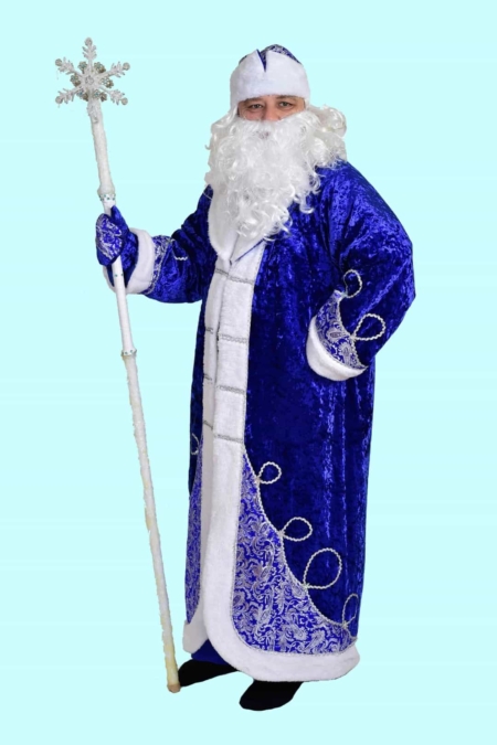 Kostüm Väterchen-Frost Gr. XL für Erwachsene. 41,- € für vier Tage.. Zubehör inklusive. Chemnitzer Kostümverleih. W-77