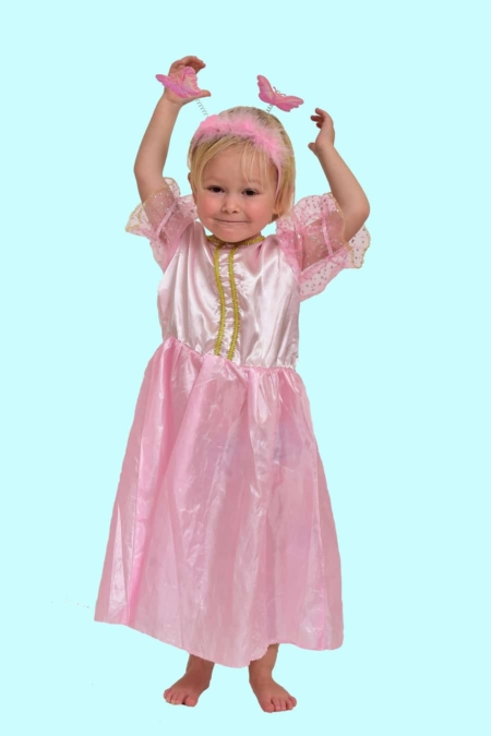 Prinzessin Kostüm Gr. 104 für Kinder. Strahlemaus. 12,- € für vier Tage. Zubehör inklusive - Kostümverleih Chemnitz - Kostüm P-1