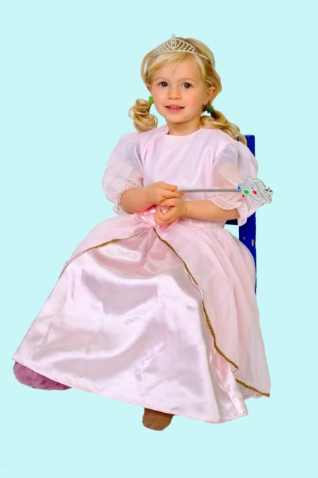 Prinzessin Kostüm Gr. 110 für Kinder. Abendstern. 12,- € für vier Tage. Zubehör inklusive - Kostümverleih Chemnitz - Kostüm P-7