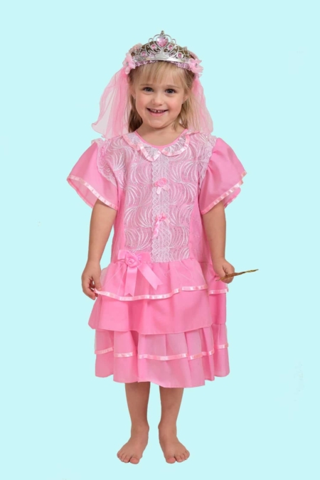 Prinzessin Kostüm Gr. 110 für Kinder. Morgenschön. 12,- € für vier Tage. Zubehör inklusive - Kostümverleih Chemnitz - Kostüm P-3