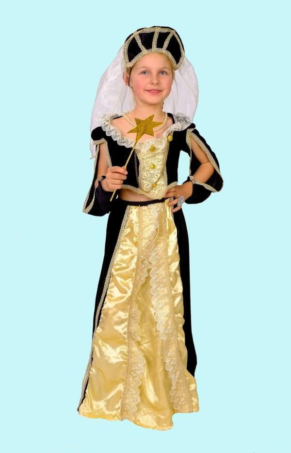Prinzessin Kostüm Gr. 128 für Kinder. Die schöne Wasselissa. 16,- € für vier Tage. Zubehör inklusive - Kostümverleih Chemnitz - Kostüm P-32