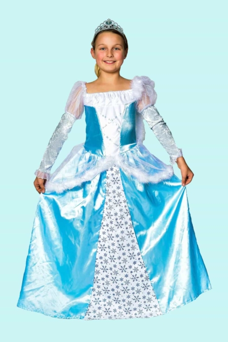 Prinzessin Kostüm Gr. 146 für Kinder. Tanz Elsa. 18,- € für vier Tage. Zubehör inklusive - Kostümverleih Chemnitz - Kostüm P-18