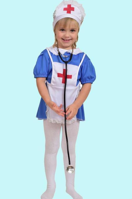 Kostüm Krankenschwester Gerda Gr. 86 für Kinder. 12,- € für vier Tage. Zubehör inklusive. Chemnitzer Kostümverleih B-1