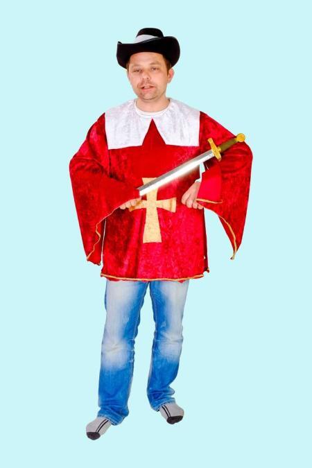 Kostüm Musketier Gr. XL für Erwachsene. Schweizer Garde 16,- € für vier Tage. Zubehör inklusive - Kostümverleih Chemnitz - Kostüm P-103