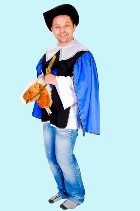 Kostüm Musketier Hopla Hop Gr. XL für Erwachsene. 16,- € für vier Tage. Zubehör inklusive - Kostümverleih Chemnitz - Kostüm P-102