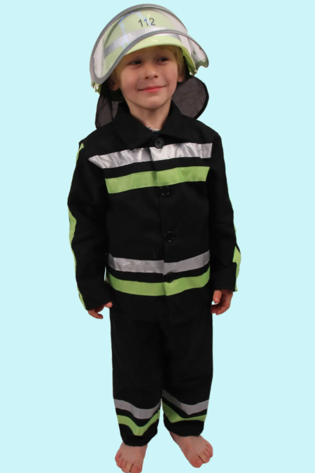 Kostüm Oberbrandmeister Florian 4x Gr. 110-156 für Kinder. 14,- € für vier Tage. Zubehör inklusive. Chemnitzer Kostümverleih B-5
