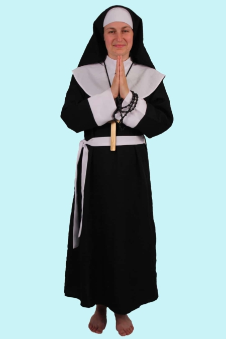 Kostüm Ordensschwester Nonne Gr. 40-42 für Erwachsene. 21,- € für vier Tage. Zubehör inklusive. Chemnitzer Kostümverleih B-61