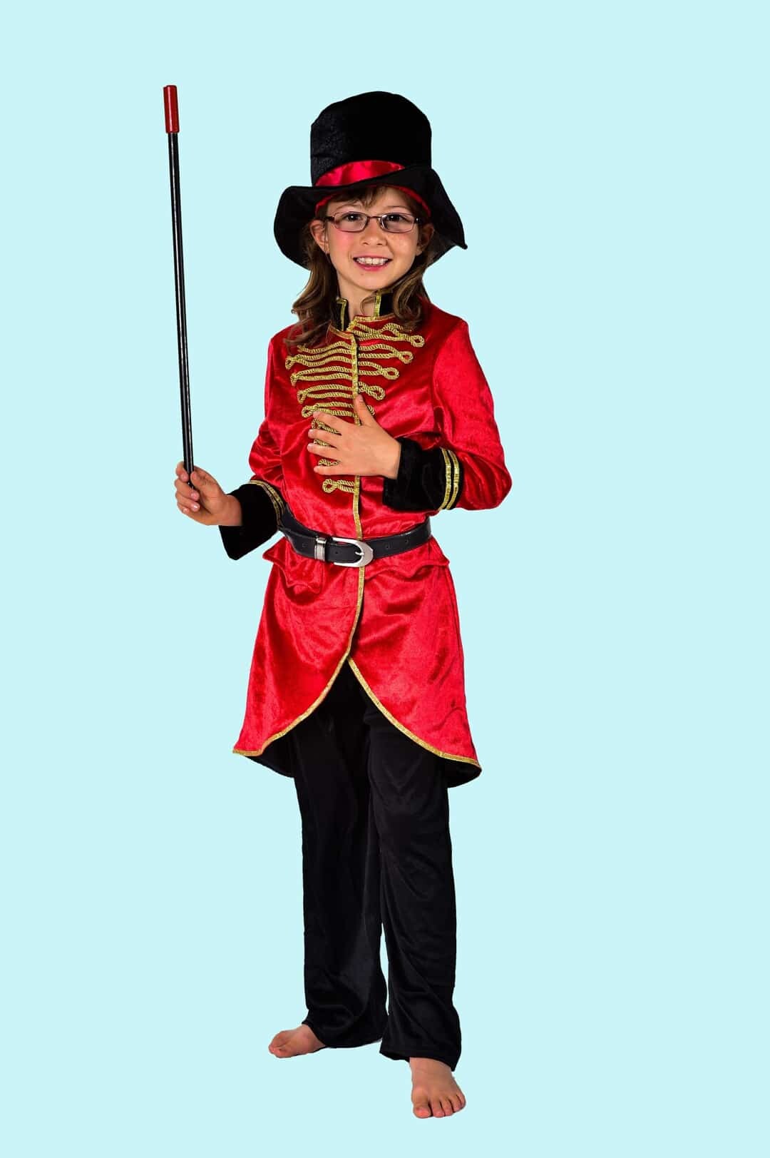 Kostüm Zirkus Direktor Gr. 134 für Kinder. 16,- € für vier Tage. Zubehör inklusive. Chemnitzer Kostümverleih B-20