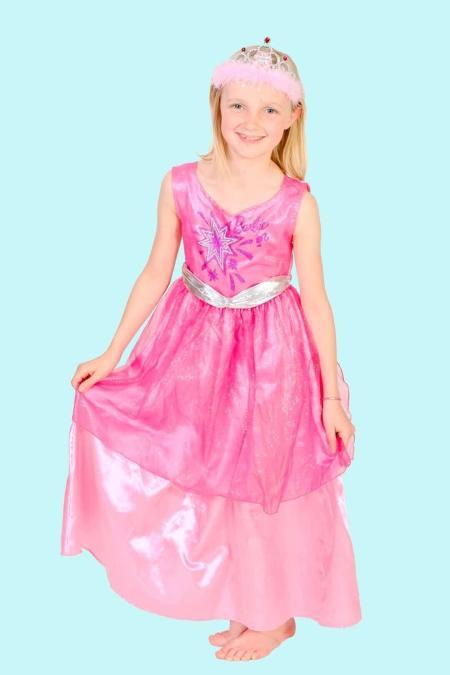 Prinzessin Kostüm Gr. 140 für Kinder. Barbie 21,- € für vier Tage. Zubehör inklusive - Kostümverleih Chemnitz - Kostüm P-59