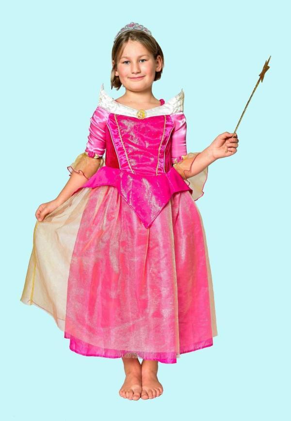 Prinzessin Kostüm Gr. 140 für Kinder. Rote Fee 21,- € für vier Tage. Zubehör inklusive - Kostümverleih Chemnitz - Kostüm P-56