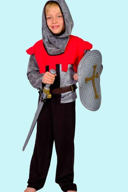 Ritter Kostüm Gr. 134 für Kinder. Ritter Furchtlos 17,- € für vier Tage. Zubehör inklusive - Kostümverleih Chemnitz - Kostüm P-79