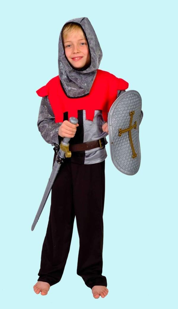 Ritter Kostüm Gr. 134 für Kinder. Ritter Furchtlos 17,- € für vier Tage. Zubehör inklusive - Kostümverleih Chemnitz - Kostüm P-79