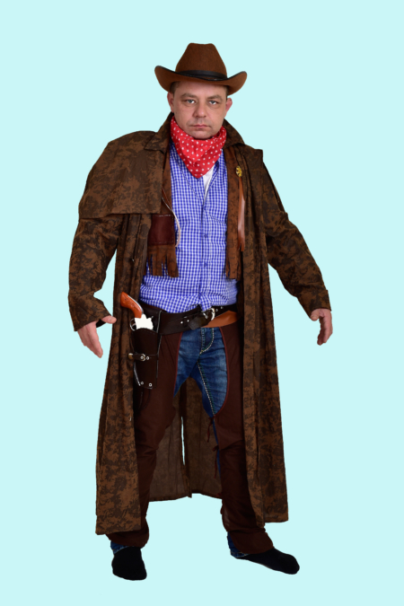 Cowboy Kostüm Ranger Gr.50-52 für Erwachsene. 32,- € für vier Tage. Chemnitzer Kostümverleih C-15