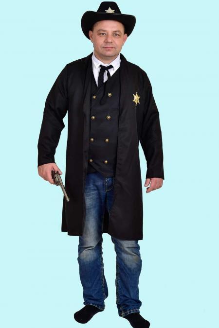 Cowboy Sheriff harte Hand Gr.50-52 für Erwachsene. 29,- € für vier Tage. Chemnitzer Kostümverleih C-14