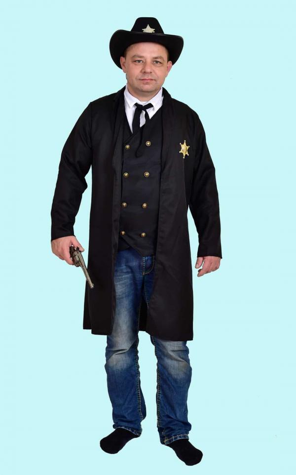 Cowboy Sheriff harte Hand Gr.50-52 für Erwachsene. 29,- € für vier Tage. Chemnitzer Kostümverleih C-14